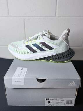 Adidas 4DFWD Pulse Cloud White/Core Black/Signal Green Running Shoes Q46221